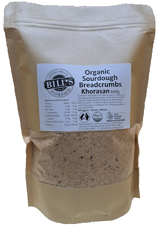 Bills Khorasan Sourdough Real Breadcrumbs Certified Organic