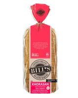 Bills Bakery Khorasan Sourdough 620g Certified Organic Bread Bag Front