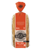 100% Spelt Sourdough 620g Certified Organic bread front bag