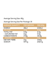 Bills Bakery 100% Spelt Sourdough 620g Certified Organic Nutritional breakdown